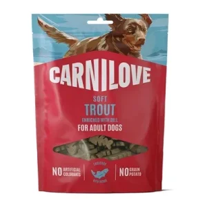 CARNILOVE SOFT SNACK TROUT / DILL 200 GR