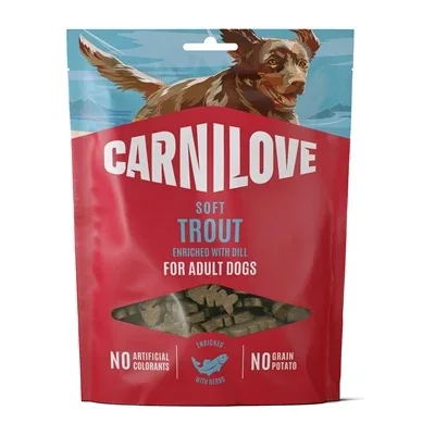 CARNILOVE SOFT SNACK TROUT / DILL 200 GR