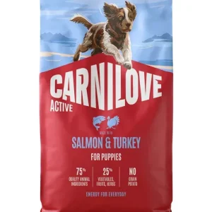 Carnilove Zalm/Kalkoen Active Puppy (Graanvrij)
