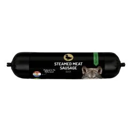Carnis Gestoomde vleesworst - Natvoer - Eend 400 g - Natvoer - Pets Place