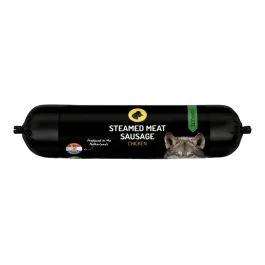 Carnis Gestoomde vleesworst - Natvoer - Kip 400 g - Natvoer - Pets Place