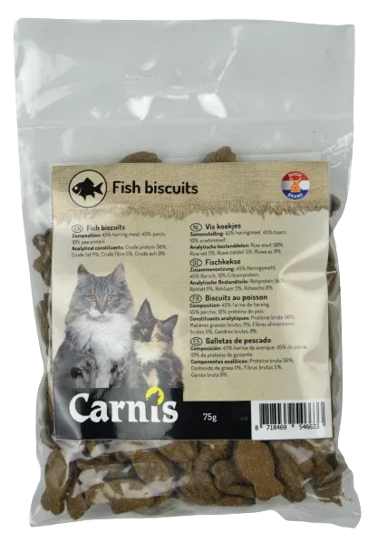 CARNIS - Vis Koekjes Kattensnack