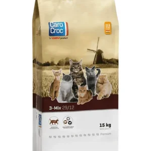 CaroCroc Kat 3-Mix (met drie verschillende soorten brokjes)