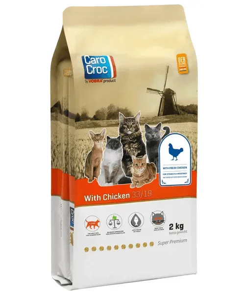 CaroCroc Kat Adult Kip (lichtverteerbare brok)