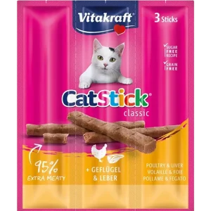 Cat Stick Mini Gevogelte en Lever 3st.