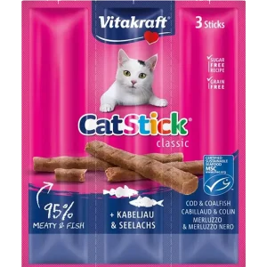 Cat Sticks Mini Kabeljauw en Tonijn 3 st.