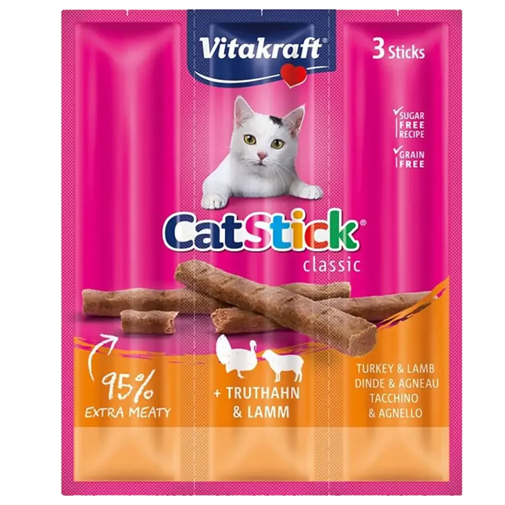 Cat Sticks Mini Kalkoen en Lam 3 st.