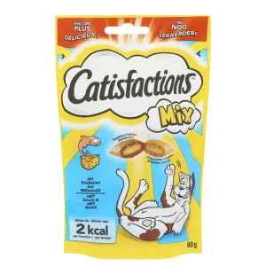 Catisfactions Mix Zalm en Kaas 60 g