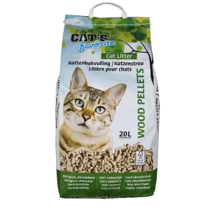 Cats Favorite Houtkorrel 20 L