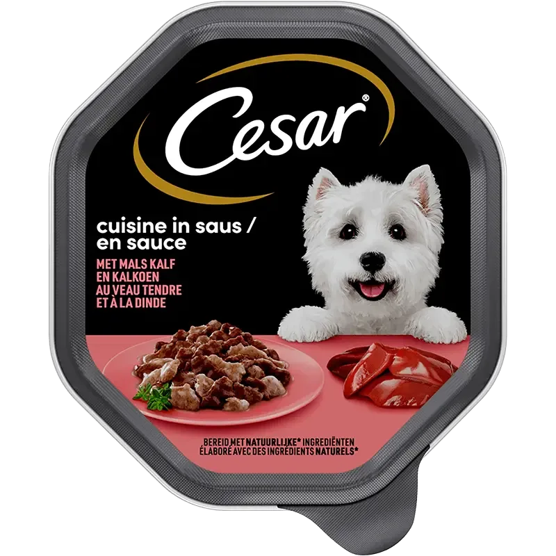 Cesar Kalf en Kalkoen in Saus 150 g