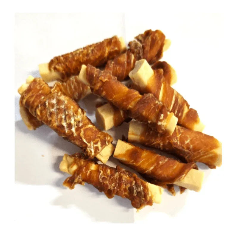 Chikko Quality - Chicken & Cheese Wrapped Stick - Hondensnack - 300gr