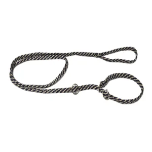 Chikko Quality - Vanglijn met Dubbele Stop - Donkerblauw/Goud - 165cmx10mm