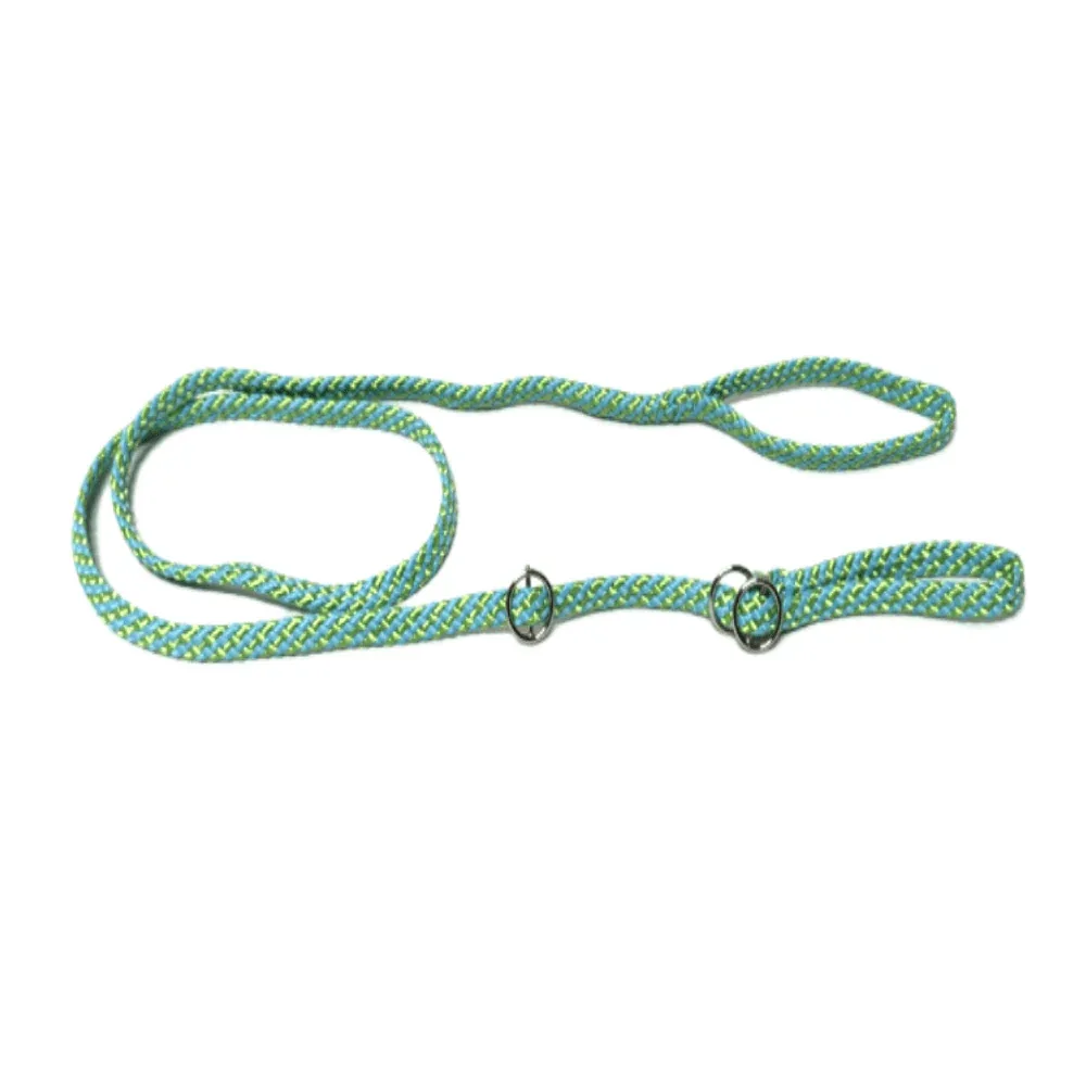 Chikko Quality - Vanglijn met Dubbele Stop - Lichtblauw/groen - 165cmx10mm