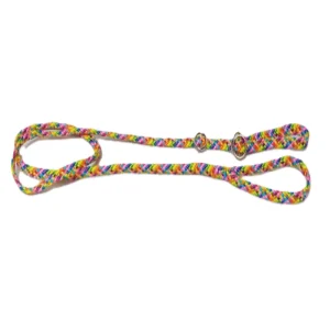 Chikko Quality - Vanglijn met Dubbele Stop - Regenboog - 165cmx10mm