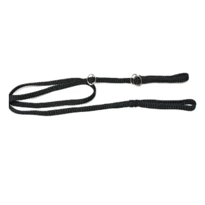 Chikko Quality - Vanglijn met Dubbele Stop - Zwart - 165cmx10mm