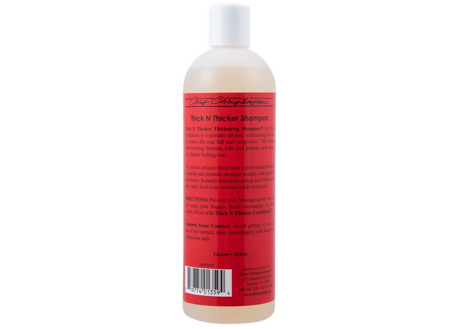 Chris Christensen - Thick N Thicker - Volle Vacht - Shampoo - 473ml