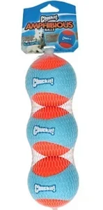 Chuckit Amphibious Bal Drijvend 6,5cm-3 stuks