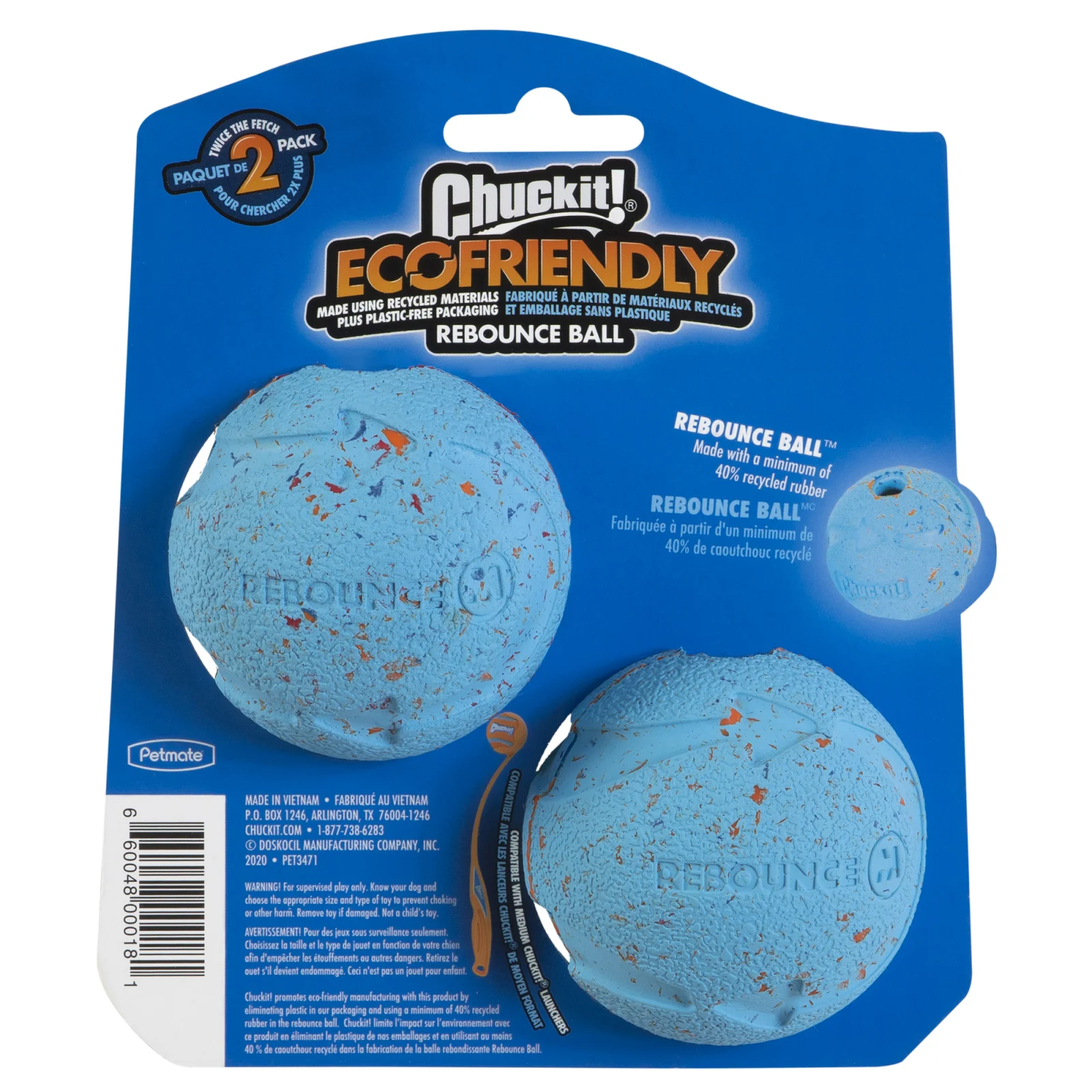 Chuckit! Rebounce Fetch Ball M (2-pack) - Image 2