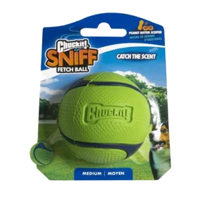 Chuckit! Sniff Fetch Ball Peanut Butter M