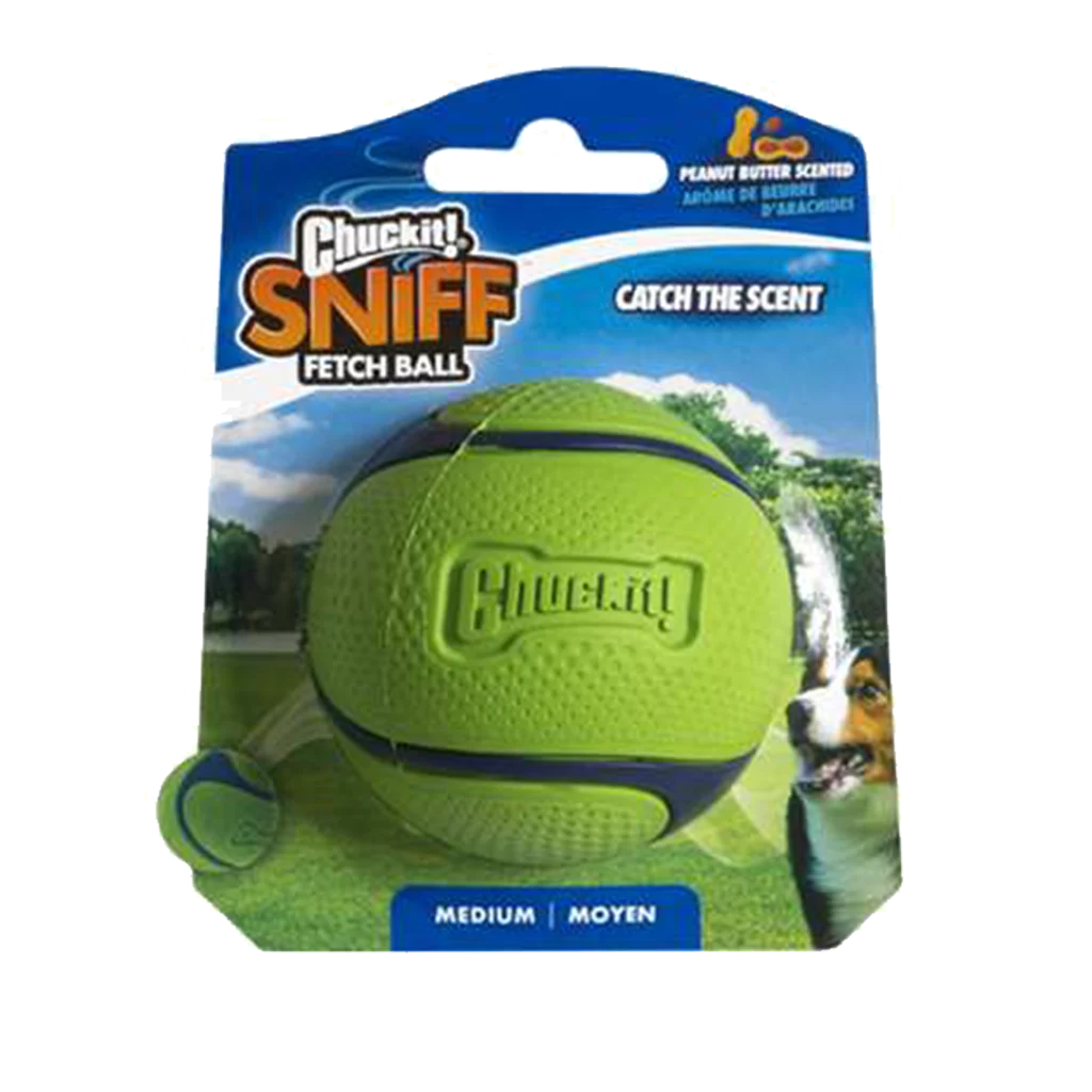 Chuckit! Sniff Fetch Ball Peanut Butter M