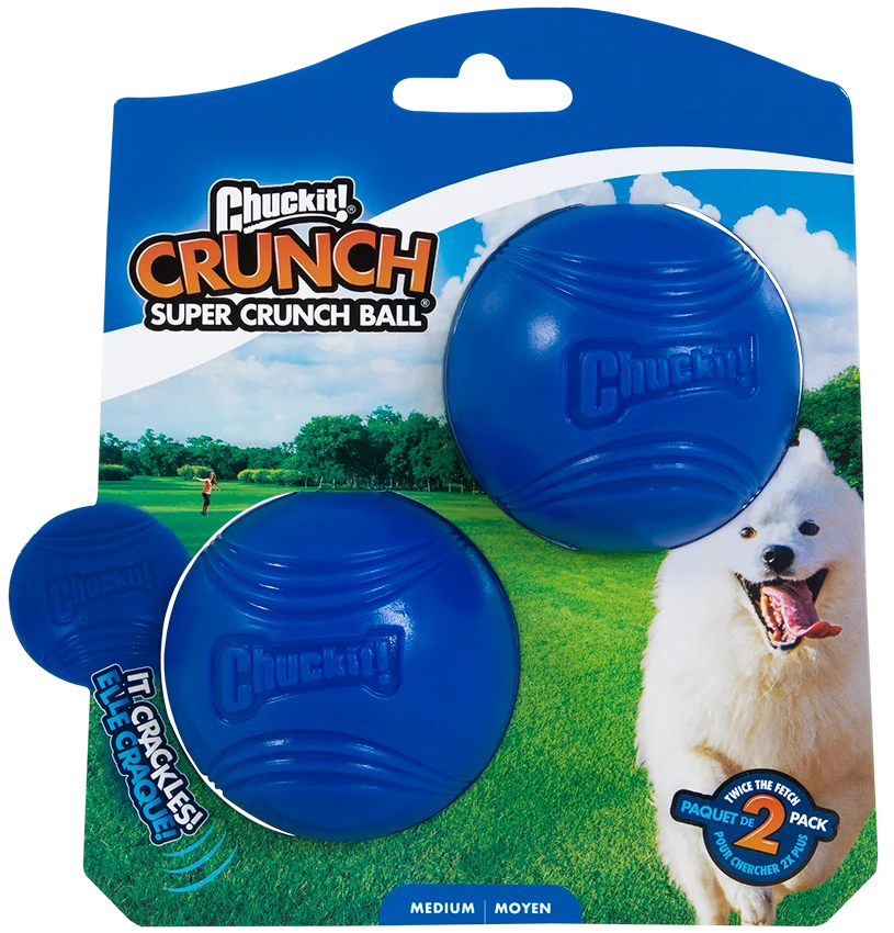 Chuckit! Super Crunch Ball M (2-pack)
