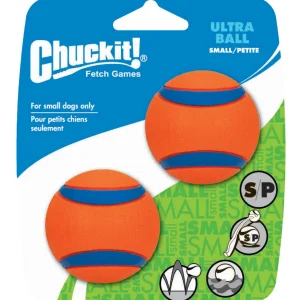 Chuckit Ultra Ball - Apporteren - Hondenspeelgoed - oranje/blauw - 14.7x13.3x9.5 cm - XL