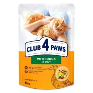 Club 4 Paws Premium Adult Duck in Gravy Pouch - 85 gr