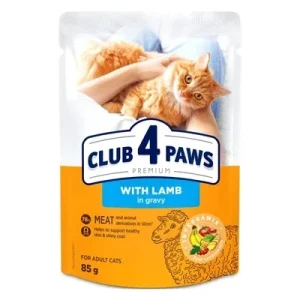 Club 4 Paws Premium Adult Lamb in Gravy Pouch - 85 gr