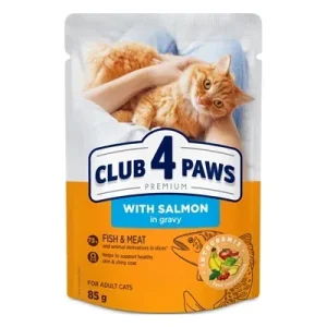 Club 4 Paws Premium Adult Salmon in Gravy Pouch - 85 gr