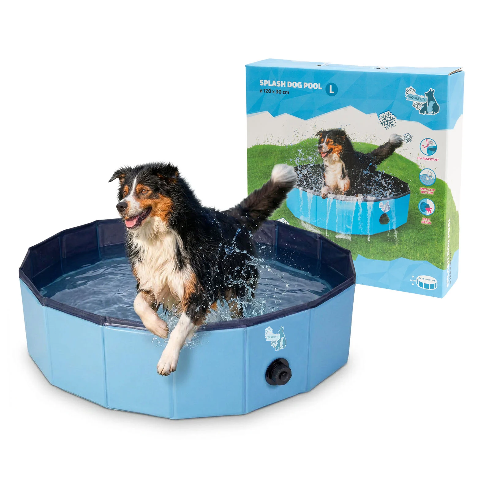 CoolPets Splash Dog Pool ø 120 x 30 cm