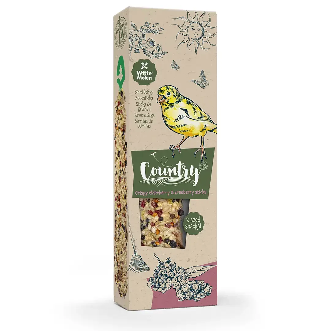 Country Zaadsticks Kanarie Vlierbes & Veenbes