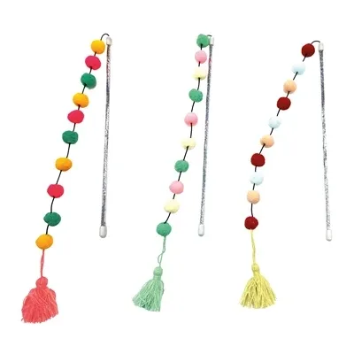 Croci Kattenhengel Pompom - Assorti - Image 2