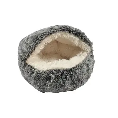 Croci Kattenmand Iglo Gemeleerd Zwart / Wit 50X35 cm