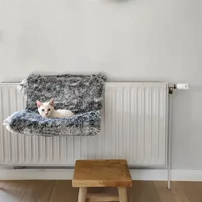 Croci Radiatorhangmat Gemeleerd Zwart 47X30X25 cm - Image 2
