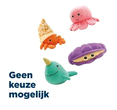 Croci Reef Dier Pluche - Assorti
