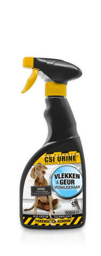CSI Urine Hond - Puppy Spray - Vlek en Geurverwijderaar - 500 Milliliter - Transparant