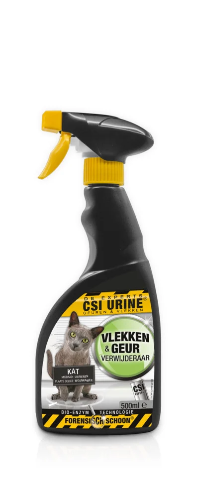CSI Urine Spray Kat - Kitten - Geurverwijderaar - 150 l - Zwart