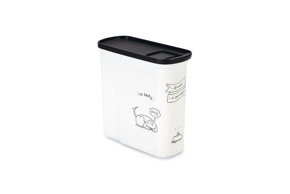Curver Dis - Hond - Voercontainer - 35 l - Wit Grijs