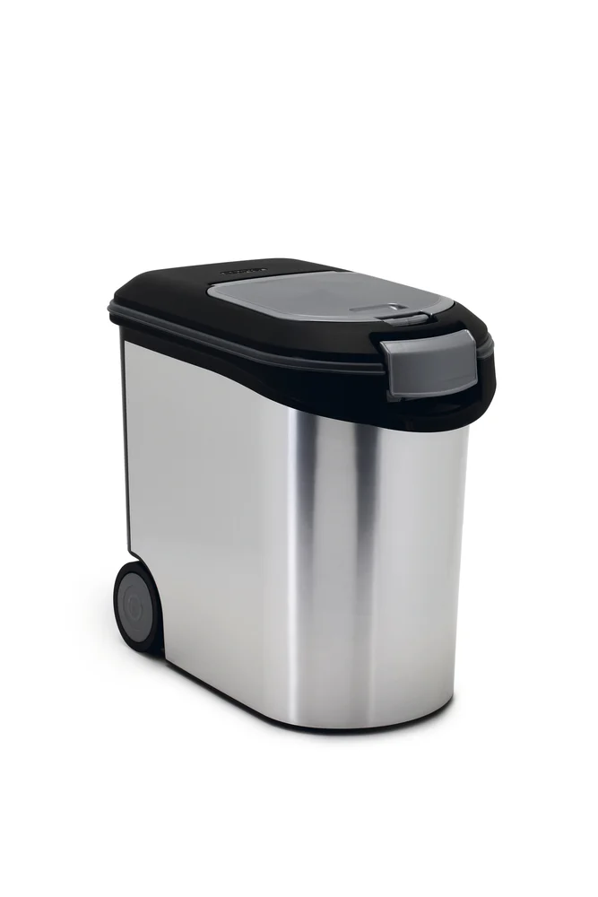 Curver Hond - Voercontainer - 35 l - Zilver