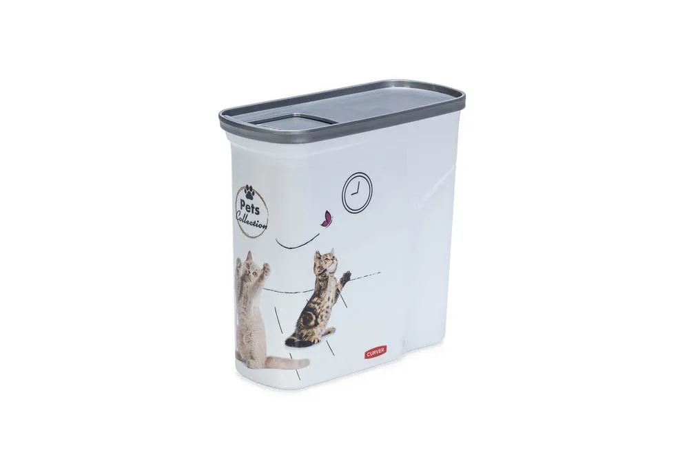 Curver Kat - Voercontainer - 10 l - Wit