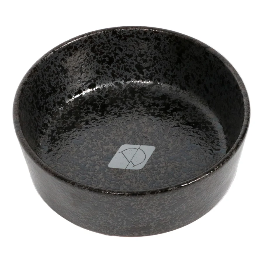 D&D Home Voerbak Jasper Black Dots