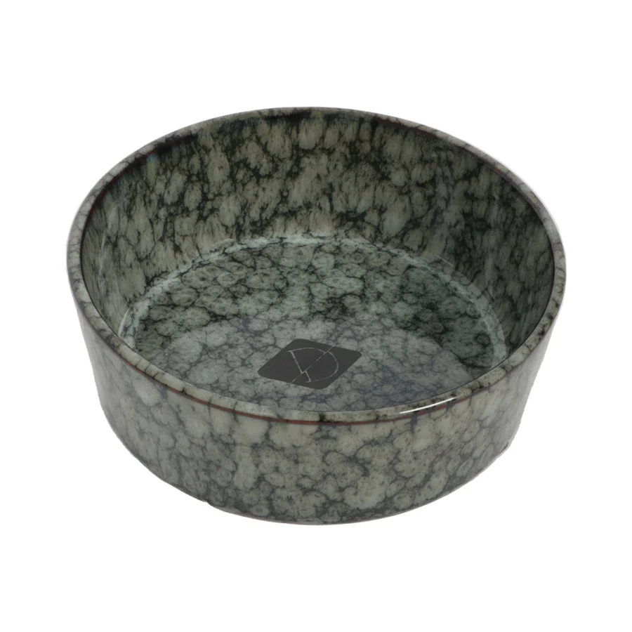 D&D Home Voerbak Jasper Marble Green