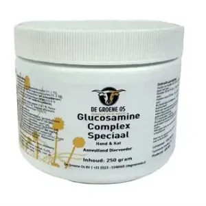 De Groene Os Glucosamine Complex Speciaal Hond / Kat 250 Gr