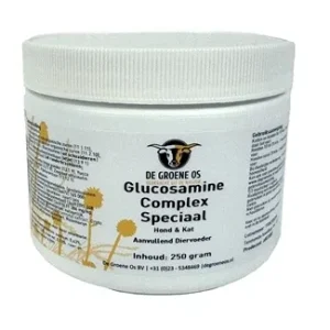 De Groene Os Glucosamine Complex Speciaal Hond Kat - 250 gr