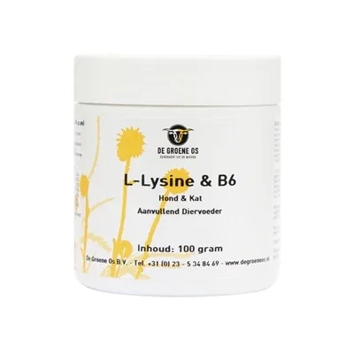 De Groene Os Lysine B6 Hond Kat - 100 gr