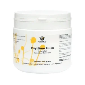 De Groene Os Psyllium Husk Hond Kat - 125 gr