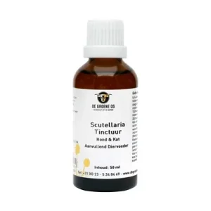 De Groene Os Scutellaria Tinctuur Hond Kat - 50 ml