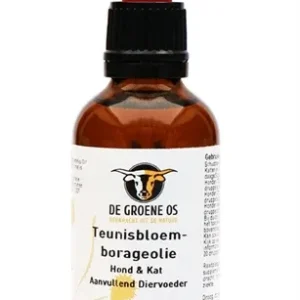 De Groene Os Teunisbloem Borageolie Hond Kat - 50 ml