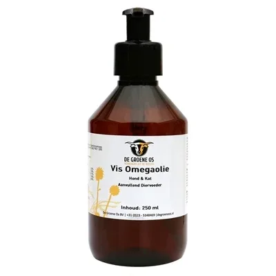 De Groene Os Vis Omega Hond Kat - 250 ml