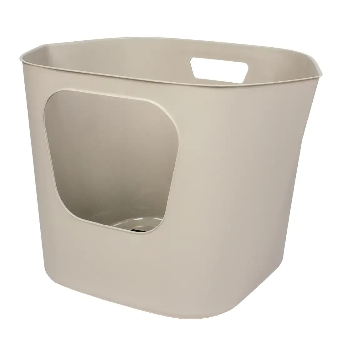 DEAN – Open gerecycleerde kattenbak refill 54,4×43,9×40,5cm grijs
